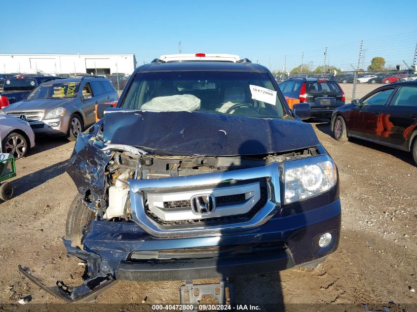 2010 Honda Pilot Ex-L VIN: 5FNYF4H61AB036493 Lot: 40472800