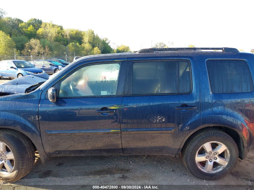 2010 Honda Pilot Ex-L VIN: 5FNYF4H61AB036493 Lot: 40472800