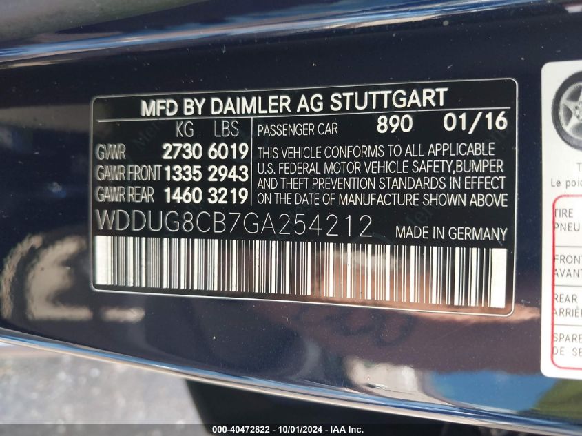 2022 Mercedes-Benz C 300 Sedan VIN: W1KAF4GB4NR018222 Lot: 40472822