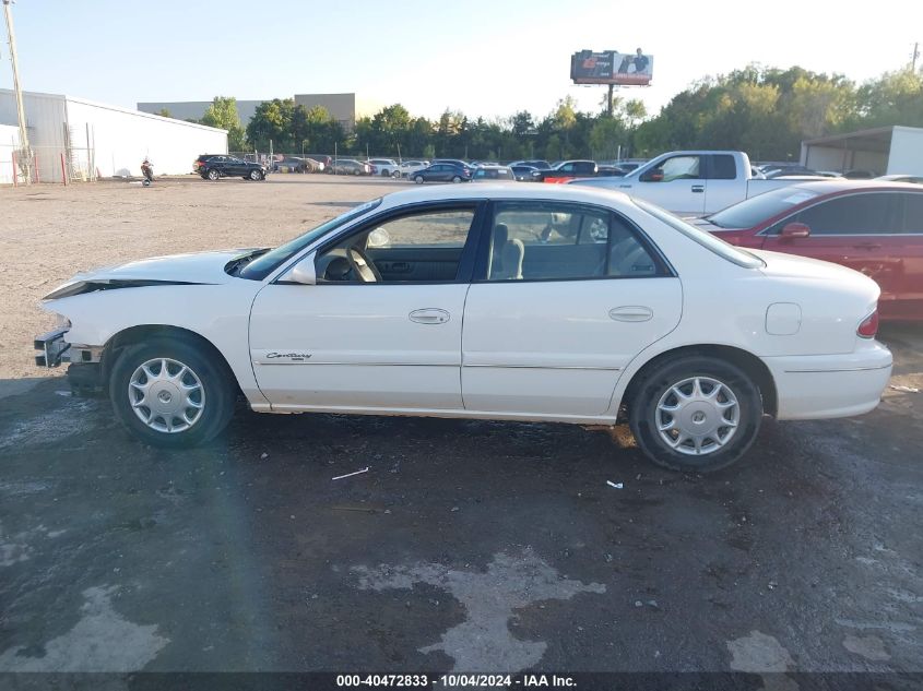 2002 Buick Century Custom VIN: 2G4WS52J221136205 Lot: 40472833