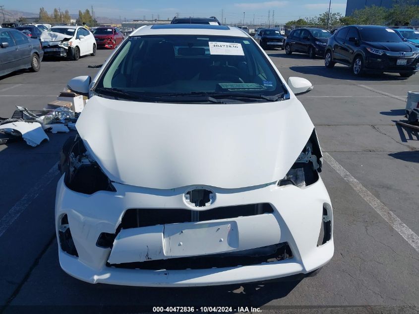 2013 Toyota Prius C Three VIN: JTDKDTB37D1038296 Lot: 40472836