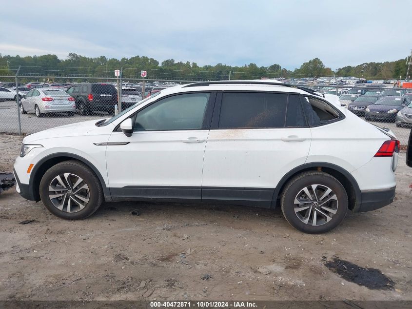 2024 Volkswagen Tiguan S VIN: 3VVRB7AX9RM142283 Lot: 40472871