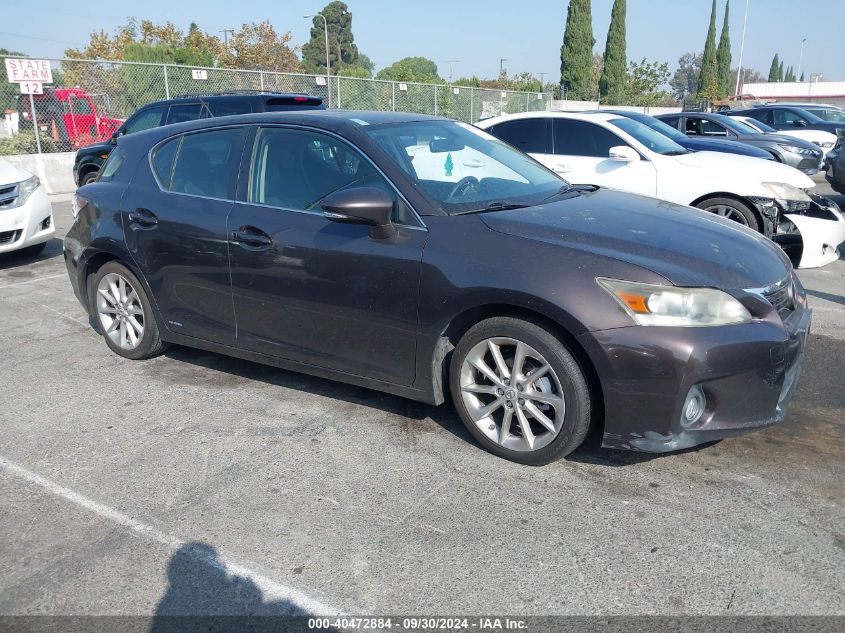 2012 Lexus Ct 200H Premium VIN: JTHKD5BH1C2112424 Lot: 40472884