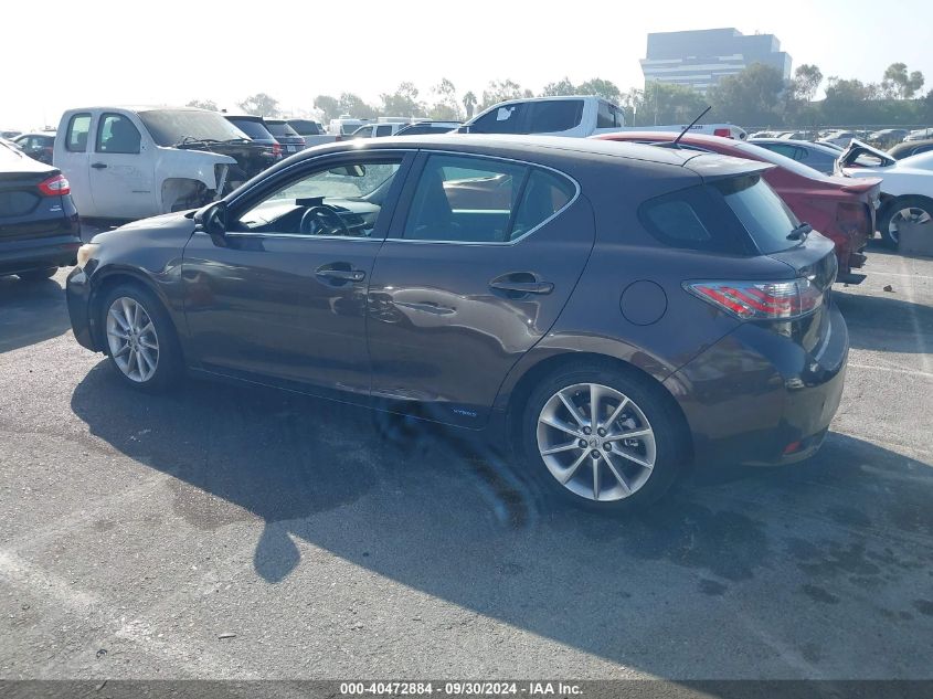 2012 Lexus Ct 200H Premium VIN: JTHKD5BH1C2112424 Lot: 40472884