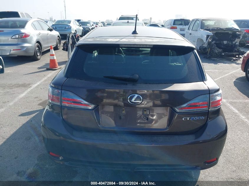 2012 Lexus Ct 200H Premium VIN: JTHKD5BH1C2112424 Lot: 40472884