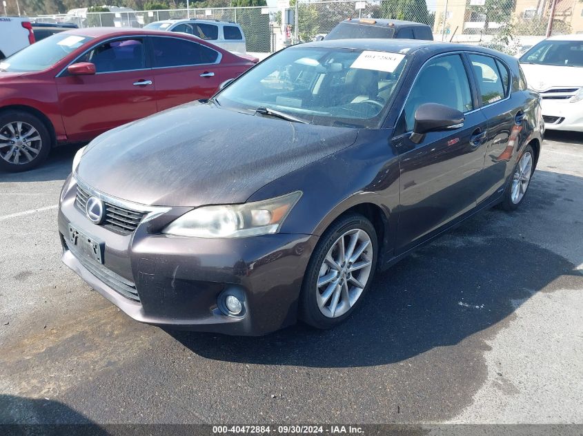 2012 Lexus Ct 200H Premium VIN: JTHKD5BH1C2112424 Lot: 40472884