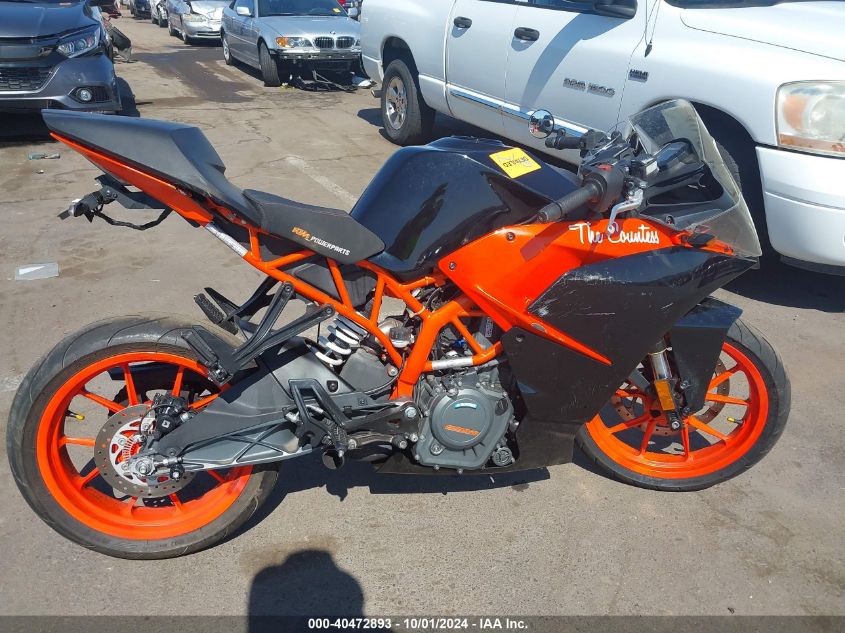 2017 Ktm 390 Duke VIN: MD2JYJ401HC285549 Lot: 40472893