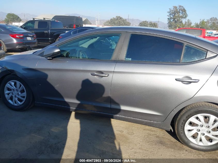 VIN 5NPD74LF0JH303742 2018 HYUNDAI ELANTRA SE