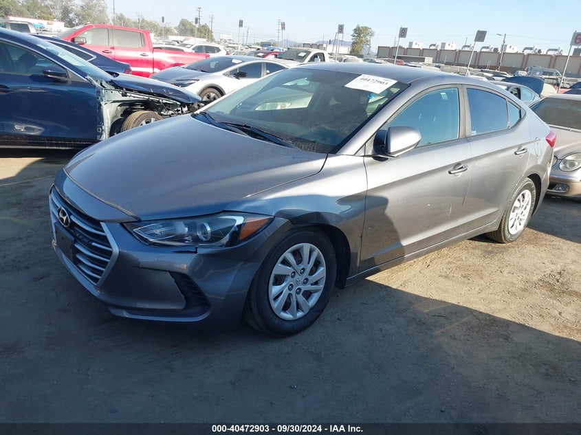 VIN 5NPD74LF0JH303742 2018 HYUNDAI ELANTRA SE