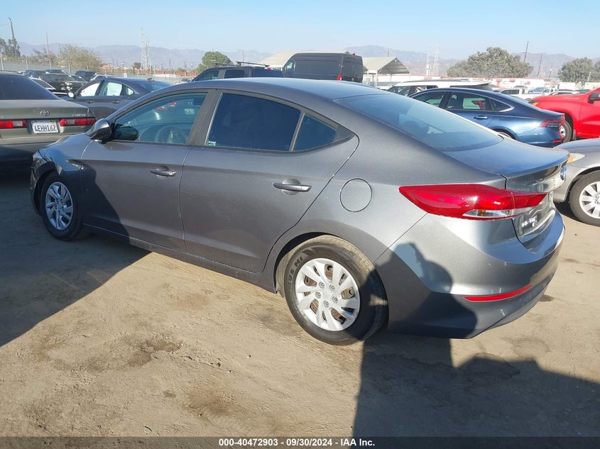 VIN 5NPD74LF0JH303742 2018 HYUNDAI ELANTRA SE