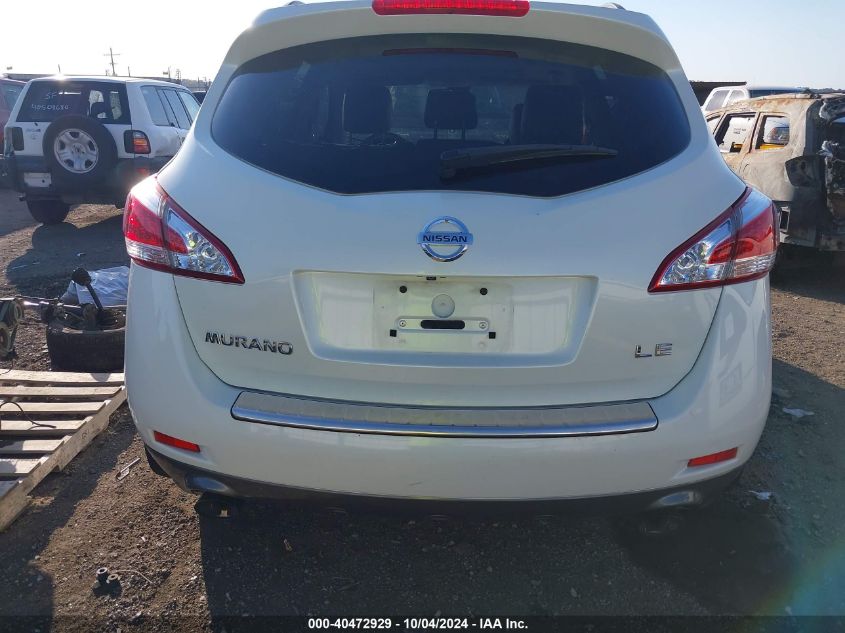 JN8AZ1MU8BW066930 2011 Nissan Murano Le