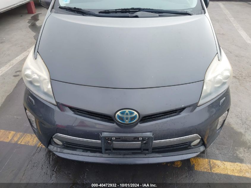 2012 Toyota Prius Plug-In VIN: JTDKN3DP3C3006283 Lot: 40472932