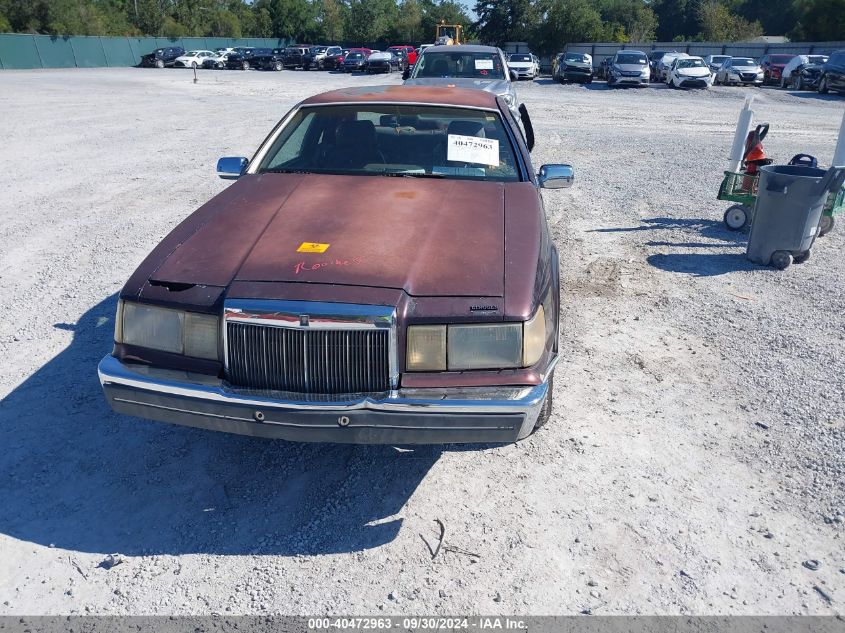 1987 Lincoln Mark Vii Lsc VIN: 1LNBM93M3HY610354 Lot: 40472963