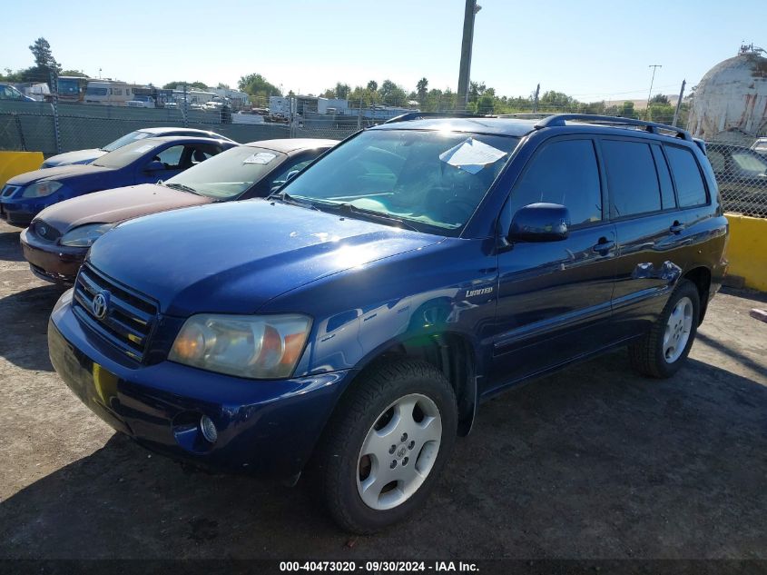 2004 Toyota Highlander VIN: JTEEP21A940061465 Lot: 40473020