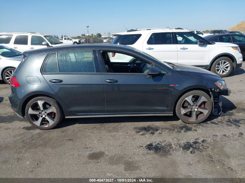 2017 Volkswagen Golf Gti Autobahn 4-Door/S 4-Door/Se 4-Door/Sport 4-Door VIN: 3VW447AU9HM062406 Lot: 40473027