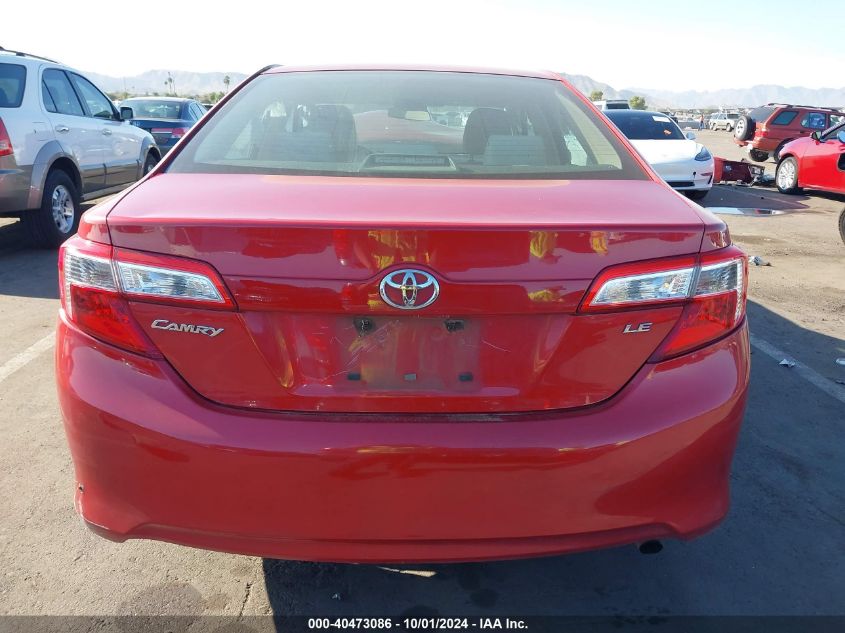 2014 Toyota Camry Le VIN: 4T4BF1FK4ER348178 Lot: 40473086