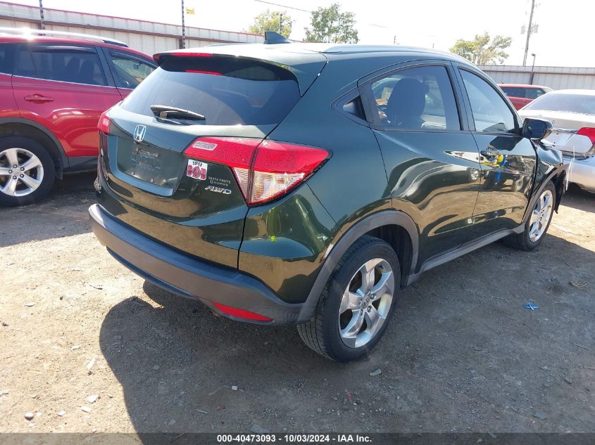 VIN 3CZRU6H70GM735823 2016 Honda HR-V, Ex-L no.4