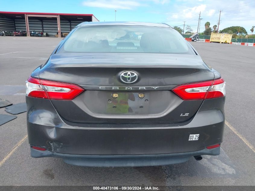 2018 Toyota Camry Le VIN: 4T1B11HK4JU020940 Lot: 40473106