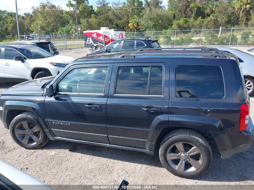 1C4NJPFA4ED662627 2014 Jeep Patriot High Altitude