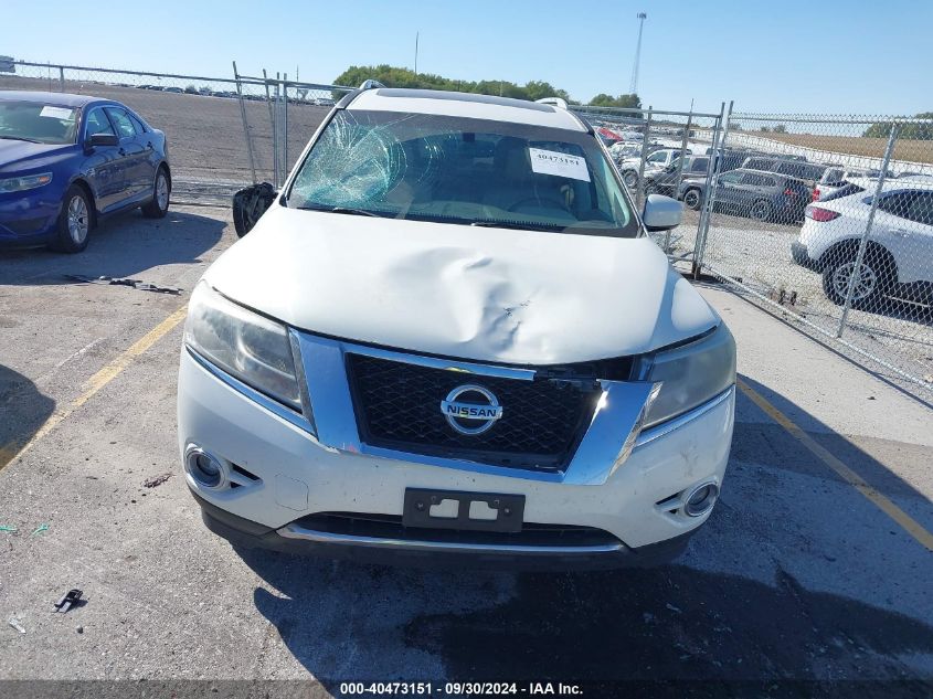 2013 Nissan Pathfinder Sl VIN: 5N1AR2MM4DC626508 Lot: 40473151