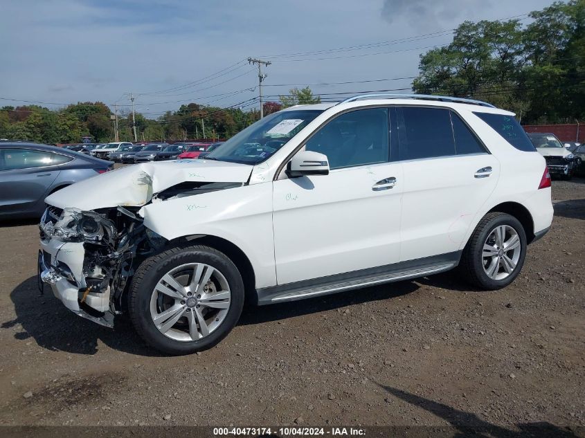 2015 Mercedes-Benz Ml 350 4Matic VIN: 4JGDA5HB2FA513508 Lot: 40473174