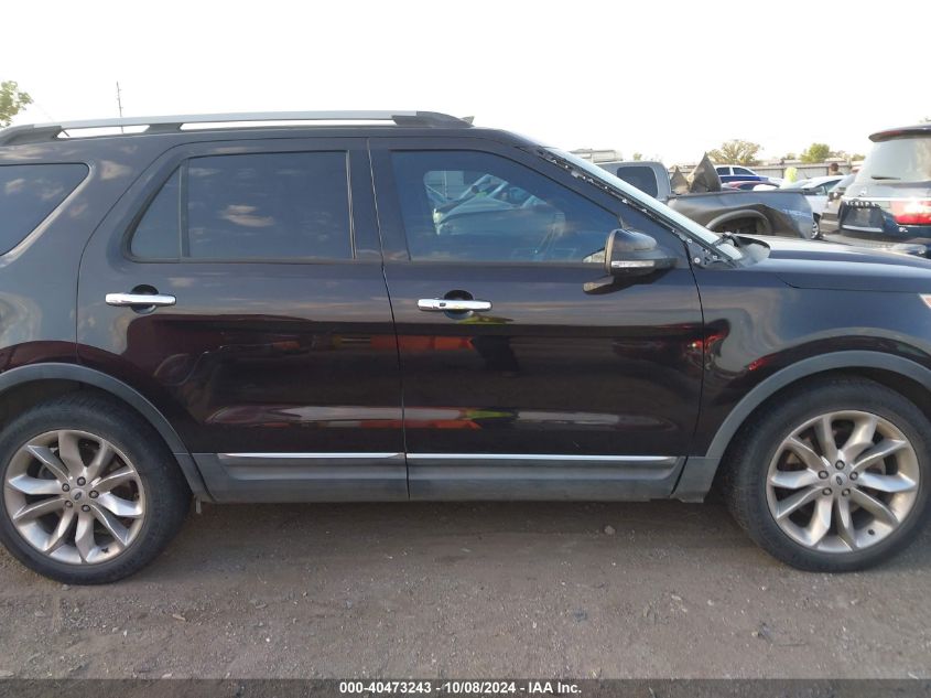 2014 Ford Explorer Limited VIN: 1FM5K7F87EGA88951 Lot: 40473243