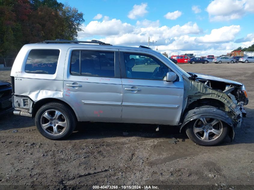 2013 Honda Pilot Ex-L VIN: 5FNYF4H68DB042182 Lot: 40473268