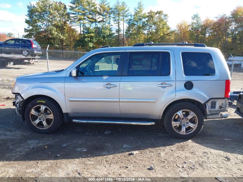 2013 Honda Pilot Ex-L VIN: 5FNYF4H68DB042182 Lot: 40473268