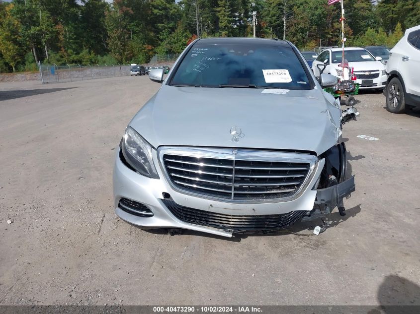 2016 Mercedes-Benz S 550 4Matic VIN: WDDUG8FB4GA232860 Lot: 40473290