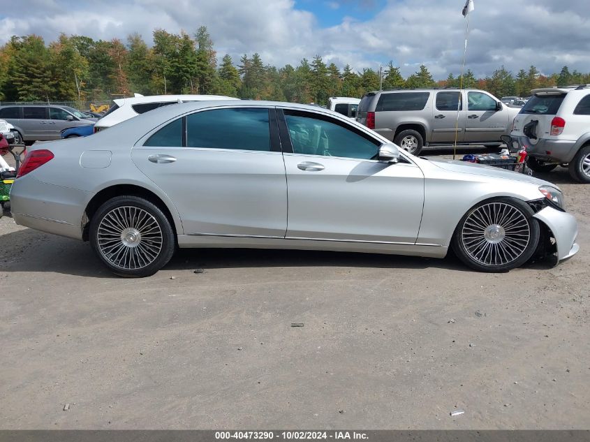 2016 Mercedes-Benz S 550 4Matic VIN: WDDUG8FB4GA232860 Lot: 40473290