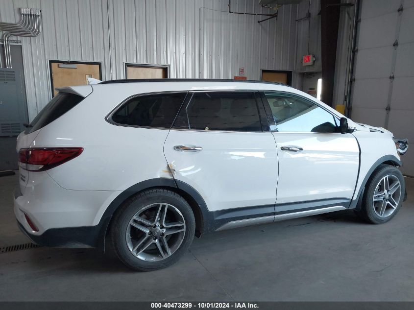 2017 Hyundai Santa Fe Se/Limited VIN: KM8SRDHFXHU252224 Lot: 40473299