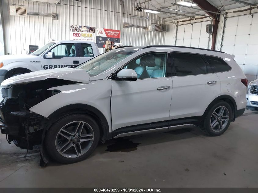 2017 Hyundai Santa Fe Se/Limited VIN: KM8SRDHFXHU252224 Lot: 40473299