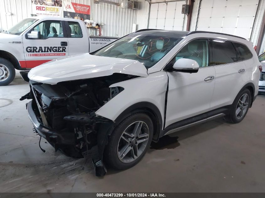 VIN KM8SRDHFXHU252224 2017 HYUNDAI SANTA FE no.2