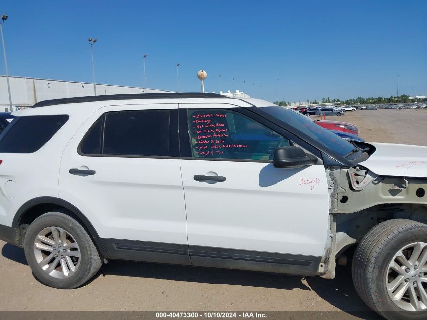 2017 Ford Explorer VIN: 1FM5K7B86HGB62225 Lot: 40473300