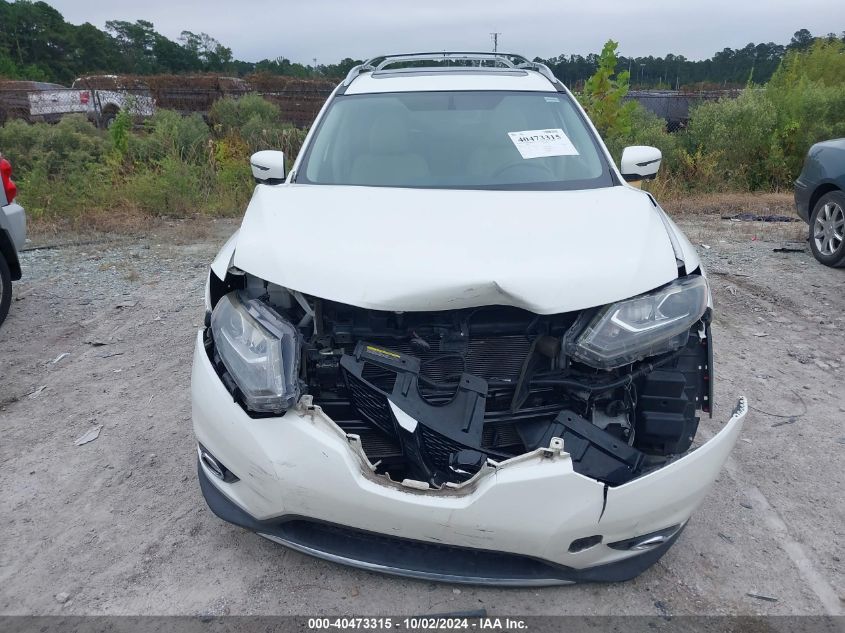 2016 Nissan Rogue Sl VIN: 5N1AT2MT2GC893918 Lot: 40473315