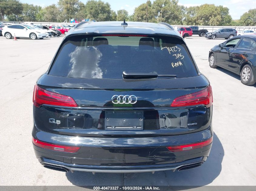 2023 Audi Q5 Premium Plus 45 Tfsi S Line Quattro VIN: WA1EAAFY6P2149124 Lot: 40473327