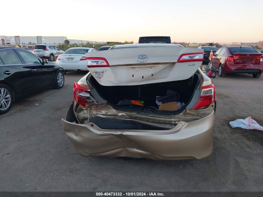 4T4BF1FK6CR158136 2012 Toyota Camry Se/Le/Xle