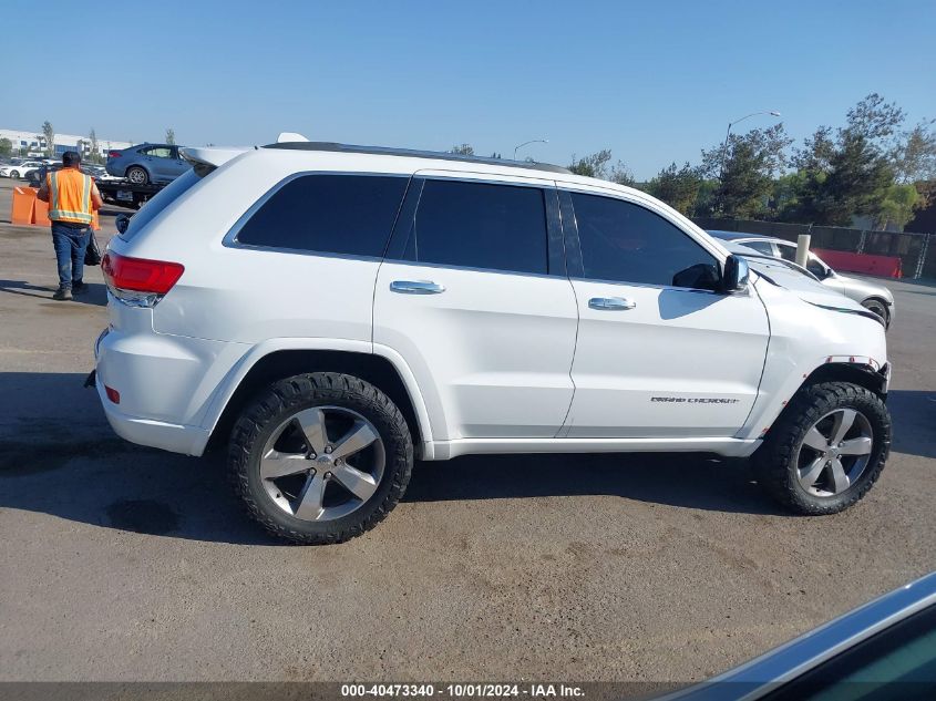 2014 Jeep Grand Cherokee Overland VIN: 1C4RJECG8EC303494 Lot: 40473340