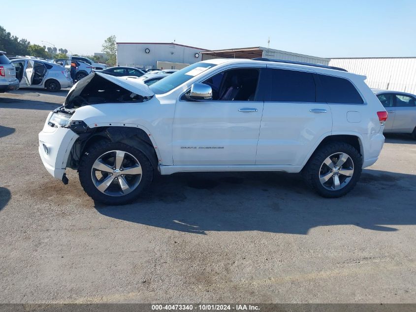 2014 Jeep Grand Cherokee Overland VIN: 1C4RJECG8EC303494 Lot: 40473340