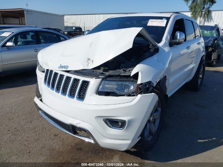 2014 Jeep Grand Cherokee Overland VIN: 1C4RJECG8EC303494 Lot: 40473340