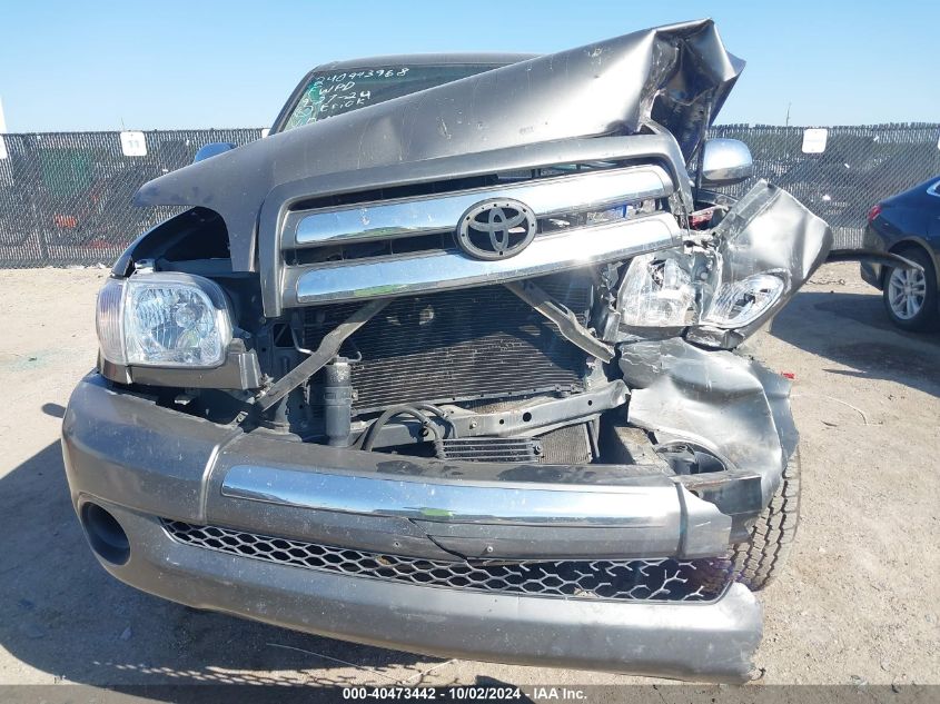 2006 Toyota Tundra Sr5 VIN: 5TBRU34186S466290 Lot: 40473442