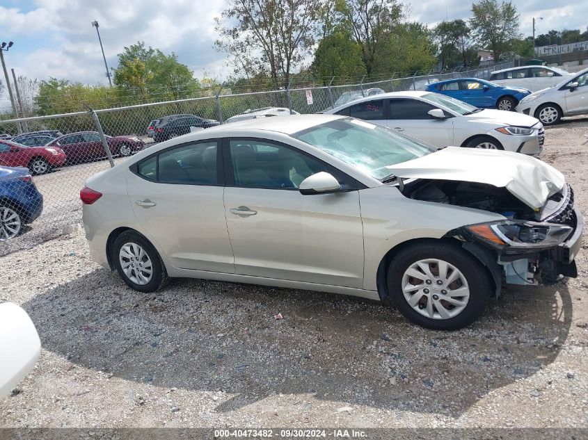 2017 Hyundai Elantra Se VIN: 5NPD74LF2HH099858 Lot: 40473482