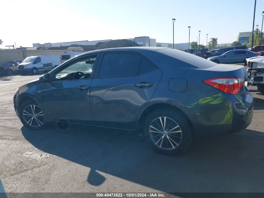 2016 Toyota Corolla Le Plus VIN: 5YFBURHE0GP524539 Lot: 40473522