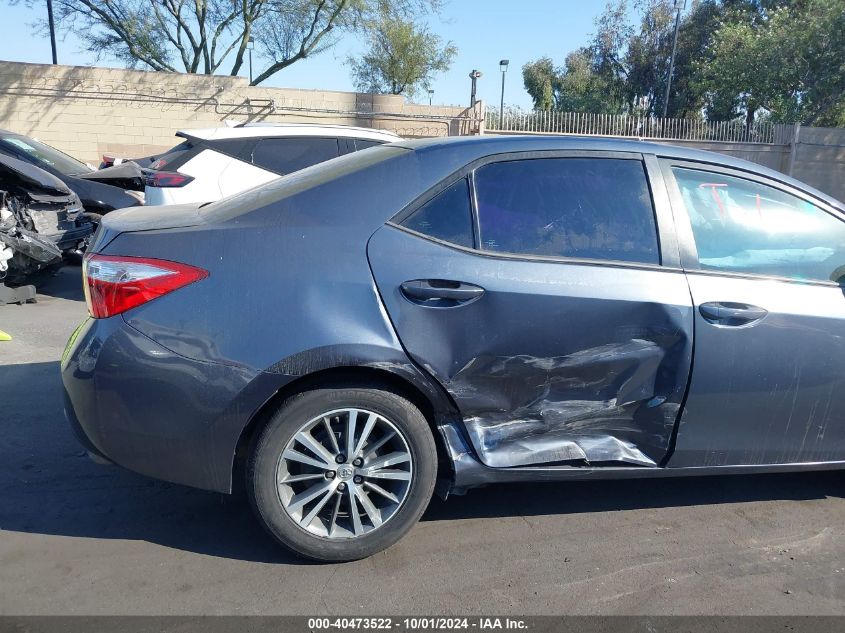 2016 Toyota Corolla Le Plus VIN: 5YFBURHE0GP524539 Lot: 40473522