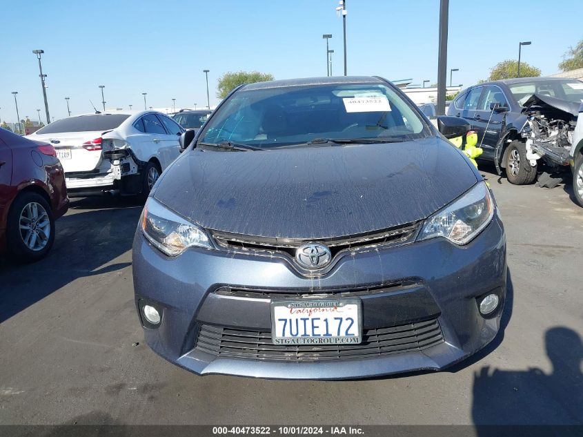 2016 Toyota Corolla Le Plus VIN: 5YFBURHE0GP524539 Lot: 40473522