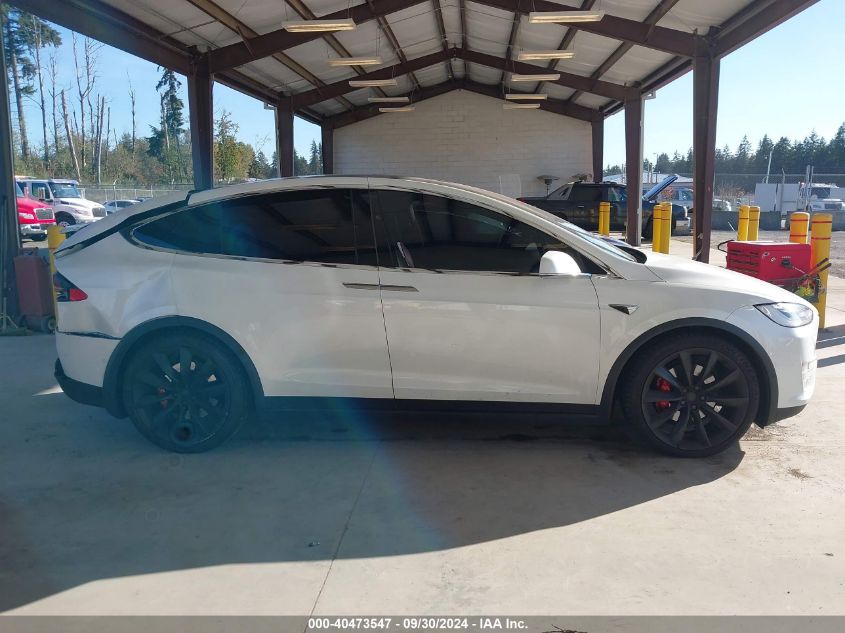 2017 Tesla Model X P100D VIN: 5YJXCBE40HF055803 Lot: 40473547