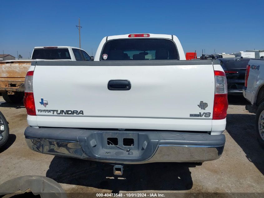 2006 Toyota Tundra Sr5 V8 VIN: 5TBET341X6S507312 Lot: 40473548