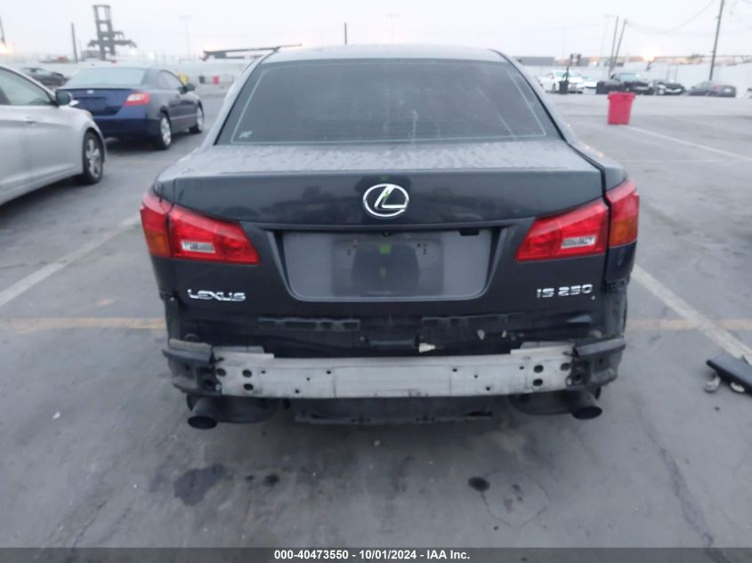 JTHBK262365011401 2006 Lexus Is 250 250