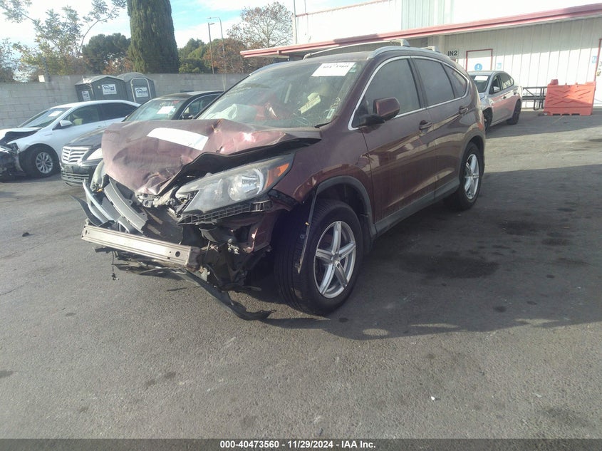 Vin: 5j6rm4h78el114459, lot: 40962253, honda cr-v ex-l 20142