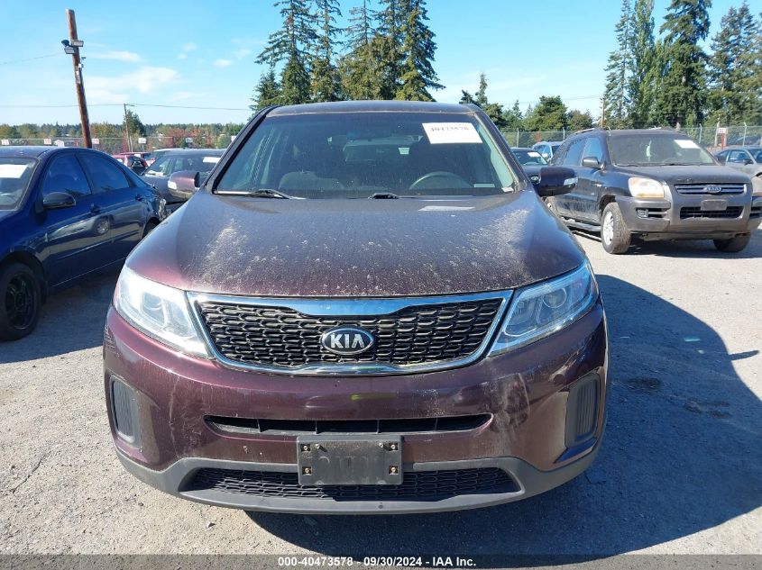 2015 Kia Sorento Lx VIN: 5XYKT3A64FG605176 Lot: 40473578